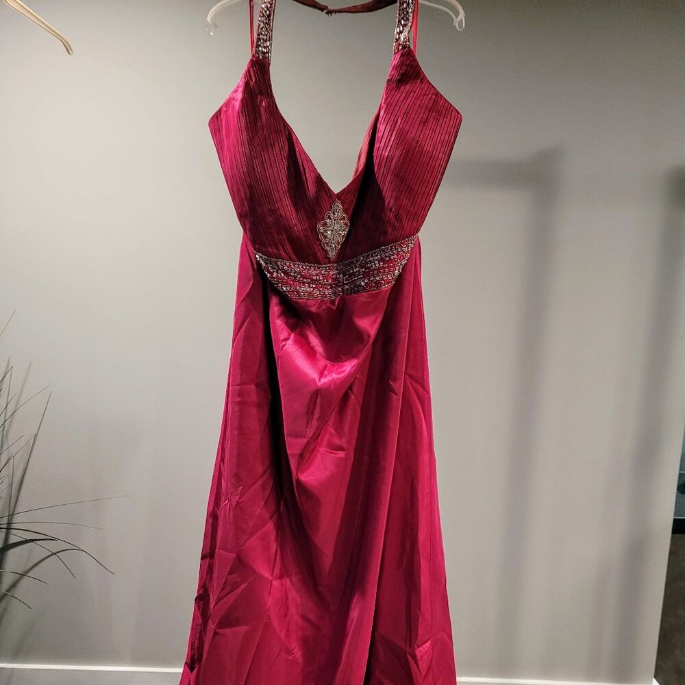 Aurora Prom 9703 Size 28 Fuchsia
